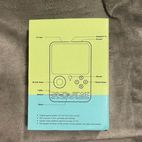 Handheld Game Console - gray/blue - Picture 4 of 8